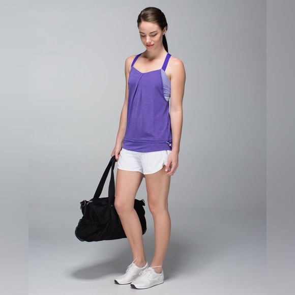 Lululemon Rest Less Tank Heathered Bruised Berry purple - Picture 3 of 11